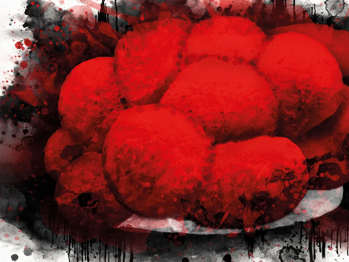 Bollenhut – modernes Schwarzwald Gemälde von Nico Rauser, Acryl auf Leinwand 2020, NIR Design Schutterwald