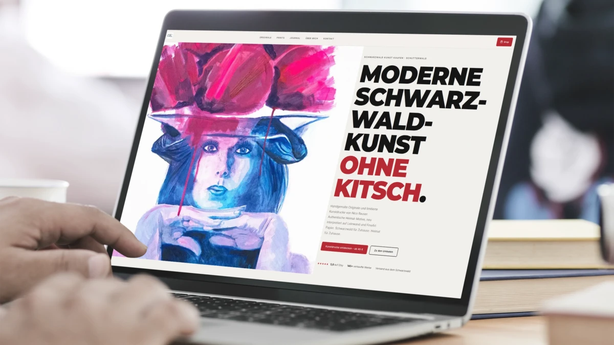 Neue Seite. Gleiche Haltung. Schwarzwald Kunst, die frech bleibt.